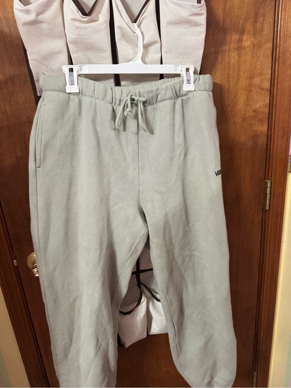 Vans Light Sage Green Women's Fleece Jogger Pants